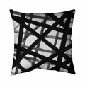 Begin Home Decor 26 x 26 in. Abstract Bold Lines-Double Sided Print Indoor Pillow 5541-2626-AB31